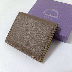 L'arcobaleno 二つ折り財布 グレー×イエロー - メルカリ