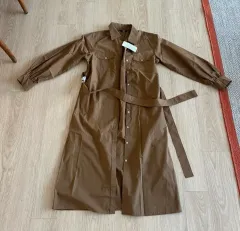 UNIQLO ユニクロ ブラウン シャツ ONE PIECE (ワンピース) ベルト セット 新品