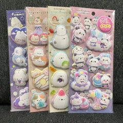 正規品 もーっともっちりシール 4枚セット もぐにゃん だいふくシマエナガ ふぁみい もちもちパンダ もっちりシール　ぷにぷに