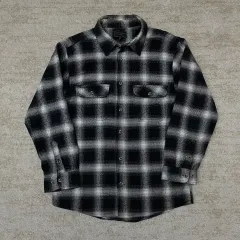 M フィールドアンドストリーム フランネル チェック シャツ ジャケット