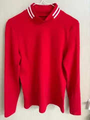 le coq sportif ルコックスポルティフ レッド タートルネックティー