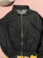 ブラックデニムジャケット 出品