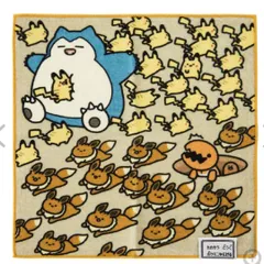 ポケモンセンター 限定 ハンドタオル 逃 ピカチュウ イーブイ 新品未使用