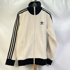01w-6021 アディダスオリジナルス adidas Originals   アディカラー ワッフル クラシック トラックトップ タグ付き サイズ2XS ホワイト  メンズ  アウター  ポリエステル  JW0109  【中古品】