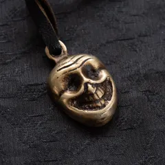 死を想うためのキーホルダー&ペンダント / ガイコツ 骨 チベット仏教 キーホルダー ペンダントトップ