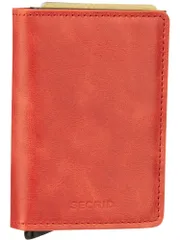 Secrid メンズ モダン、マルチカラー、タリアユニカ, オレンジ, 14mm Slim, ミニマリスト。 [オレンジ] [14mm Slim]