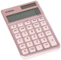 カシオ スタイリッシュ電卓 ライトピンク 10桁 大判手帳タイプ NS-S10-PK-N [ライトピンク]のサムネイル