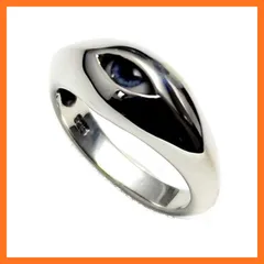 ヴィンテージ義眼リング 楽天市場】目玉 義眼 リング 指輪 シルバーロック バンド ヴィジュアル