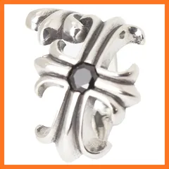 【新品】 シルバー シルバー925 本物 クロス ブラックストーン オープン カフ リング 指輪 メンズ レディース シンプル 太め 巾着付き カジュアル おしゃれ 可愛い かっこいい 人気 ブランド ジュエリー アクセサリー 輝く 軽量 上品 ヴィンテー 1