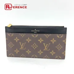 LOUIS VUITTON ルイヴィトン 長財布 スリム パース Ｍ80348 モノグラムマカサーキャンバス ブラウン