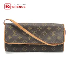 LOUIS VUITTON ルイヴィトン ショルダーバッグ ポシェットツインGM M51852 モノグラムキャンバス ブラウン