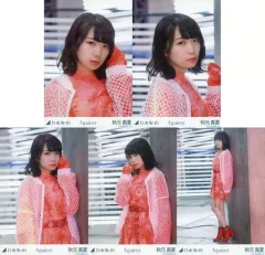 【中古】生写真(乃木坂46) ◇秋元真夏/「Against MV」 WebShop 限定個別生写真 5種コンプリートセット