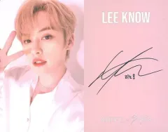 【中古】コレクションカード(男性) Stray Kids/Lee Know(リノ)/ホログラム仕様・裏面印刷サイン入り/「NACIFIC×Stray Kids」購入特典フォトカード