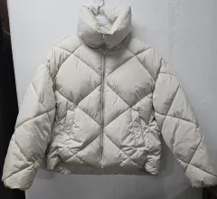 トゥルーリリージーン ダイア キルティング アイボリー ダウン アウター 90 S