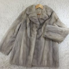 サファイアミンク ファーコート ミンクコート リアルファー 貂 本毛皮