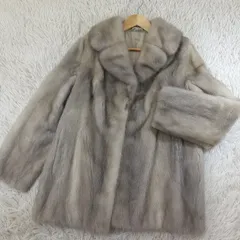 サファイアミンク ファーコート ミンクコート リアルファー 貂 本毛皮 レディース アウター ミドルコート ハーフコート