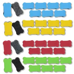 新品 イレーザー 36個（4色：赤青黄緑） マグネット付き Mon amulette