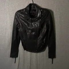ヴィンテージブラックレザージャケット
