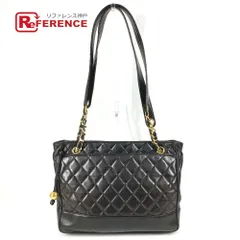 CHANEL シャネル ショルダーバッグ キルティング マトラッセ レザー ブラック