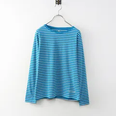 モンベル Mont-bell WIC.ボーダーロングスリーブT M｜ブルー ウィックロン カットソー シャツ レイヤー 速乾 通気性【2400014704792】