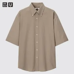 (L) UNIQLO U オーバーサイズ シャツ