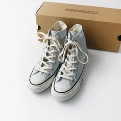 新品 未使用 コンバース CONVERSE ALL STAR FOOD TEXTILE HI キャンバス ハイカット スニーカー 24cm｜サックス【2400014704914】