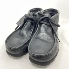 クラークス ワラビーブーツ UK6.5 24.5相当 ブラック WallabeeBT GTX