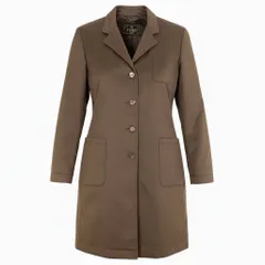 10a13 FENDI フェンディ チェスターコート ロングコート パッド入り 中綿 イタリア製 padded Chester coat with logo buttons レディース 女性用 ブラウンt18rのサムネイル