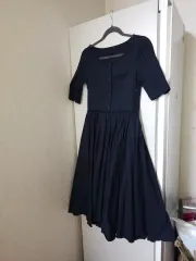 新品) BOBOS ITALY コットンストレッチ効き フレア ONE PIECE