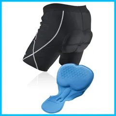 【特価セール】スポーツゲルパンツ 股下集中ゲル配置 アクティブモード お尻の痛み軽減 ハニカムゲル DI-014 二重構造 ブラック ゲルパンツ XLサイズ バイク 62271 [デイトナ]