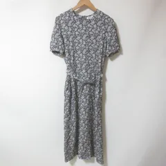 ◇281　INGEBORG 　インゲボルグ　ブラック　花柄　ワンピース　ピンクハウス