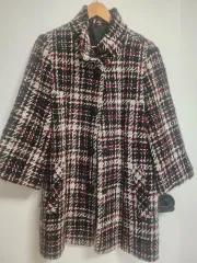 チェック ハーフ コート スリーヴ コート