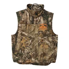 加*知様 Carhartt 迷彩柄 ダウンベスト 未使用品級✨carhartt カーハート カモフラージュ ダウンベスト 迷彩