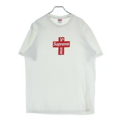 SUPREME (シュプリーム) 20AW Cross Box Logo Tee クロスボックスロゴ 半袖Tシャツ カットソー ホワイト
