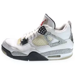 NIKE (ナイキ) 【観賞用 2015年製】 AIR JORDAN 4 RETRO OG WHITE CEMENT エアジョーダン 4 レトロ ホワイトセメント ハイカットスニーカー ホワイト US10/28cm 840606-192