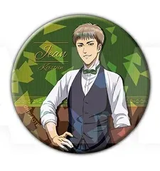 進撃の巨人 トレーディングホログラム缶バッジ Ver.喫茶店 ジャン・キルシュタイン A 進撃 グッズ 缶バッジ カンバッジ カンバッチ 缶バッチのサムネイル