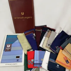 未使用品 男性用ハンカチ いろいろ まとめ売り ウンガロ カルダン など R589