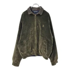 90年代 NAUTICA ノーティカ リバーシブル コーデュロイジャケット オリーブ(メンズ XL)中古 古着 X1204
