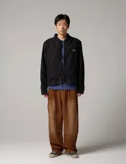 ディッキーズ ウォッシュド ダブルニー コーデュロイ パンツ キャメル M