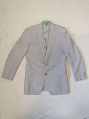 訳あり シンプル オフィス スーツジャケット セットアップ 可 メンズ