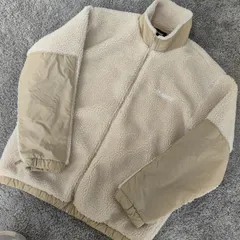 XLARGE　X‐LARGE　エクストララージ  【サイズ】  Lサイズ　ボアジャケット　ブルゾン　ジャンパー　ベージュ　メンズ　中古　古着