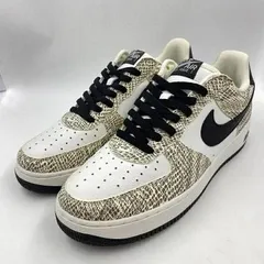 【中古】NIKE 06年製 AIR FORCE1 LOW White Snake 28.0 314295-101[79]