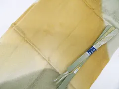 【一輝堂】和装小物 帯締め帯揚げセット 高麗組 金糸 美品 帯締 帯揚げ 25w12-15012