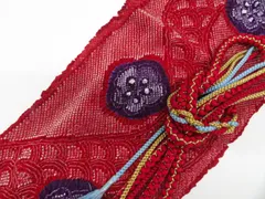 【一輝堂】和装小物 帯締め帯揚げセット 振袖用 丸組 金糸 総絞り 帯締 帯揚げ 25w12-15036