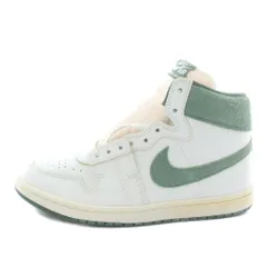 ナイキ NIKE × アママニエール A Ma Maniere ジョーダン エアシップ SP グリーンストーン Jordan Air Ship SP Green Stone スニーカー ハイカット US7.5 25.5㎝ 白 緑 FQ2942-100