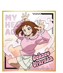 僕のヒーローアカデミア THE MOVIE ユアネクスト ミニ色紙コレクション 麗日お茶子 ヒロアカ グッズ 色紙