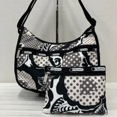 8199　LeSportsac レスポートサック　ショルダーバッグ　クラシックホーボー　ポーチ付　レディース　ブラック　黒　シンプル　カジュアル　軽量
