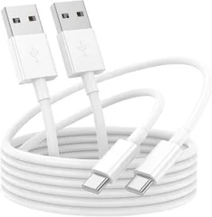 USB Cケーブル【1M 2本セット】 USB A to USB-C 3A急速充