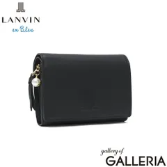 ランバン オン ブルー 二つ折り財布 財布 レディース 本革 LANVIN en Bleu ブランド 二つ折 二つ折り 牛革 レザー 革 おしゃれ 使いやすい かわいい 女性 小銭入れ付き イエナ 2つ折り中Lファスナー財布 484721
