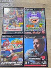 PS2 ソフト4本セットまとめ売り　ウイニングイレブン　7　実況パワフルプロ野球　11　桃太郎電鉄X 〜九州編もあるばい〜　がんばれ! ニッポン! オリンピック2000